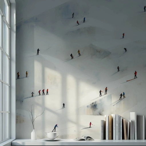 Carta da parati Alpinessence di Spaghetti Wall