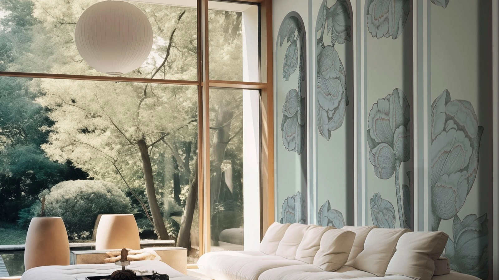 Carta da parati Archinfiore di Spaghetti Wall