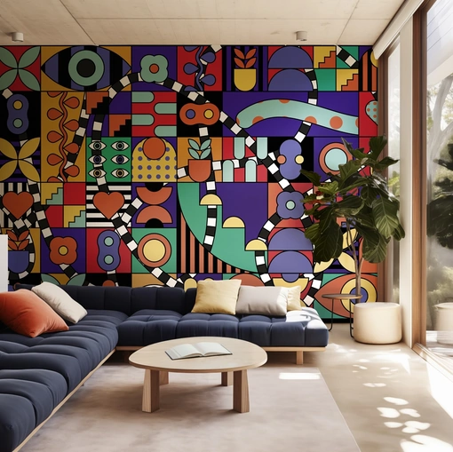 Carta da parati BauAhhh! di Spaghetti Wall