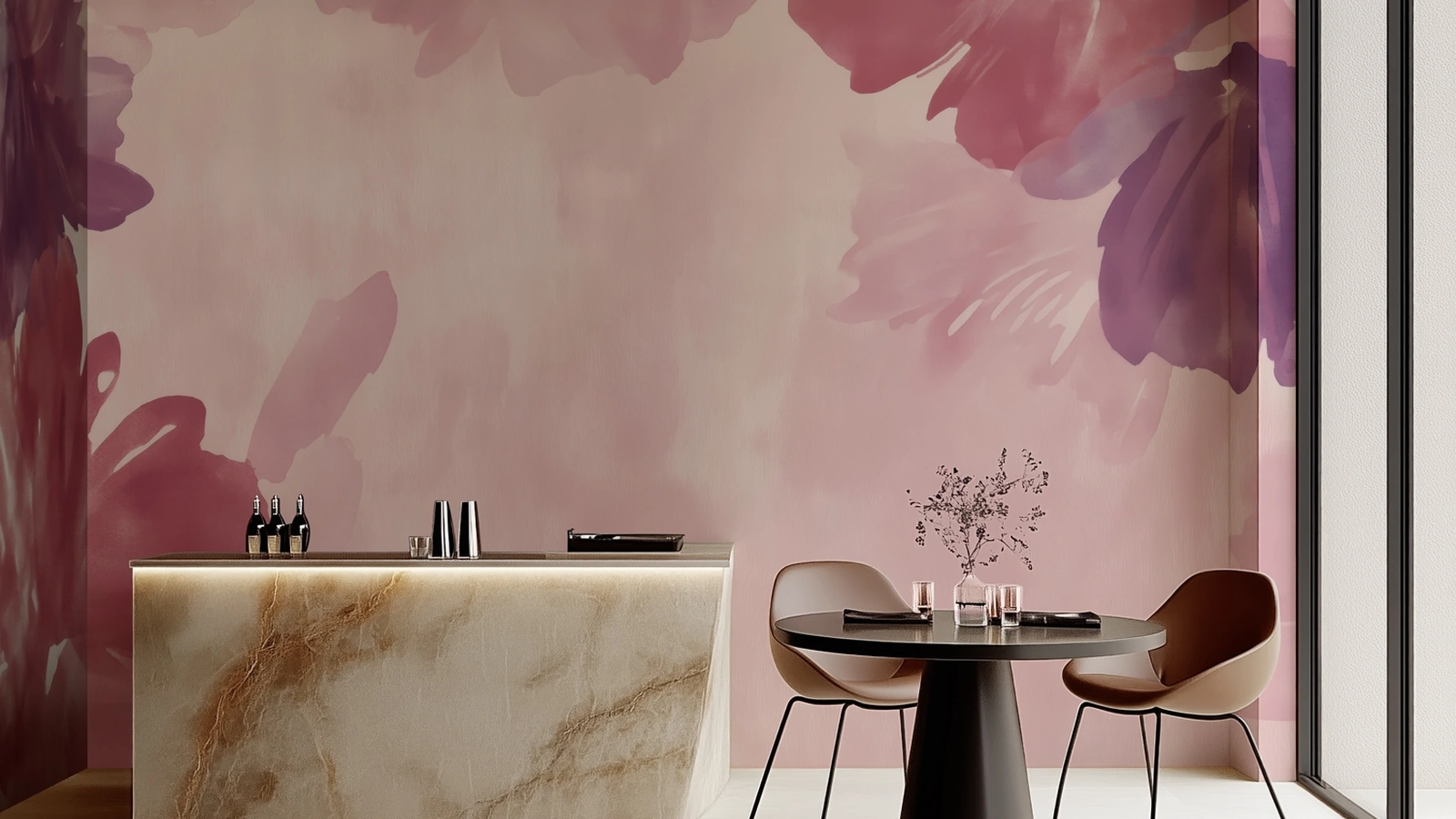 Carta da parati Bloom di Spaghetti Wall