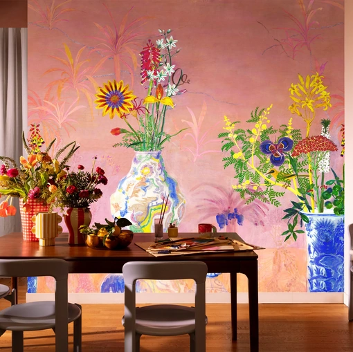 Carta da parati Bloom Wallpaper di Christian Fischbacher