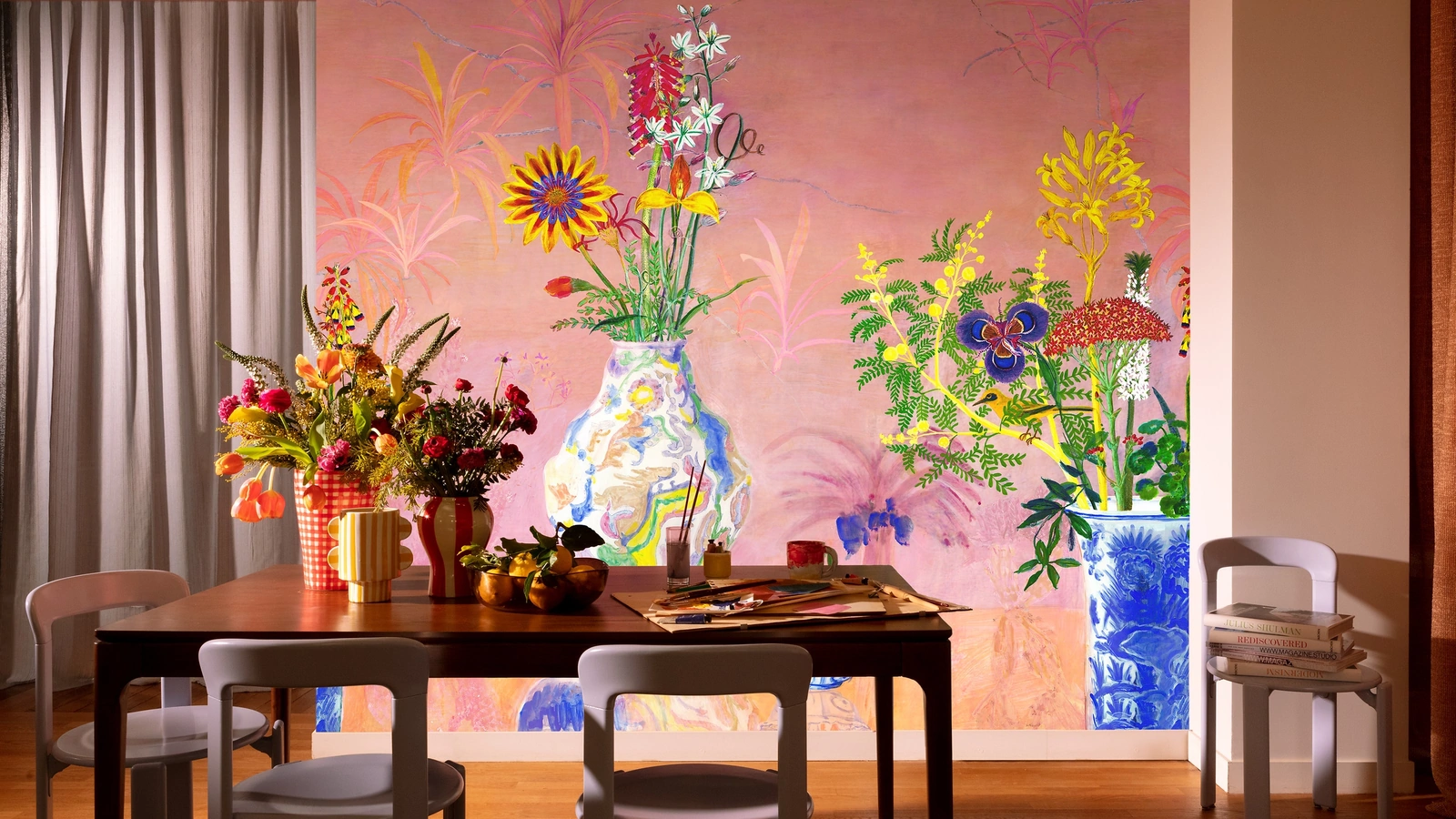 Carta da parati Bloom Wallpaper di Christian Fischbacher