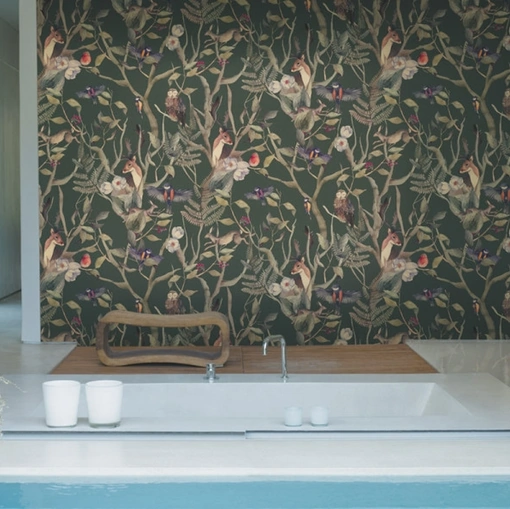 Carta da parati Bosco Incantato di Larsen