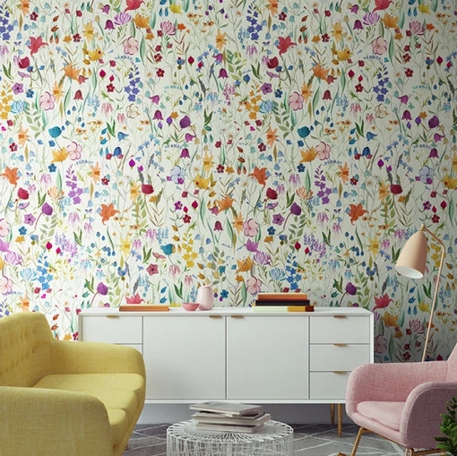 Carta da parati Campo Fiorito di Larsen