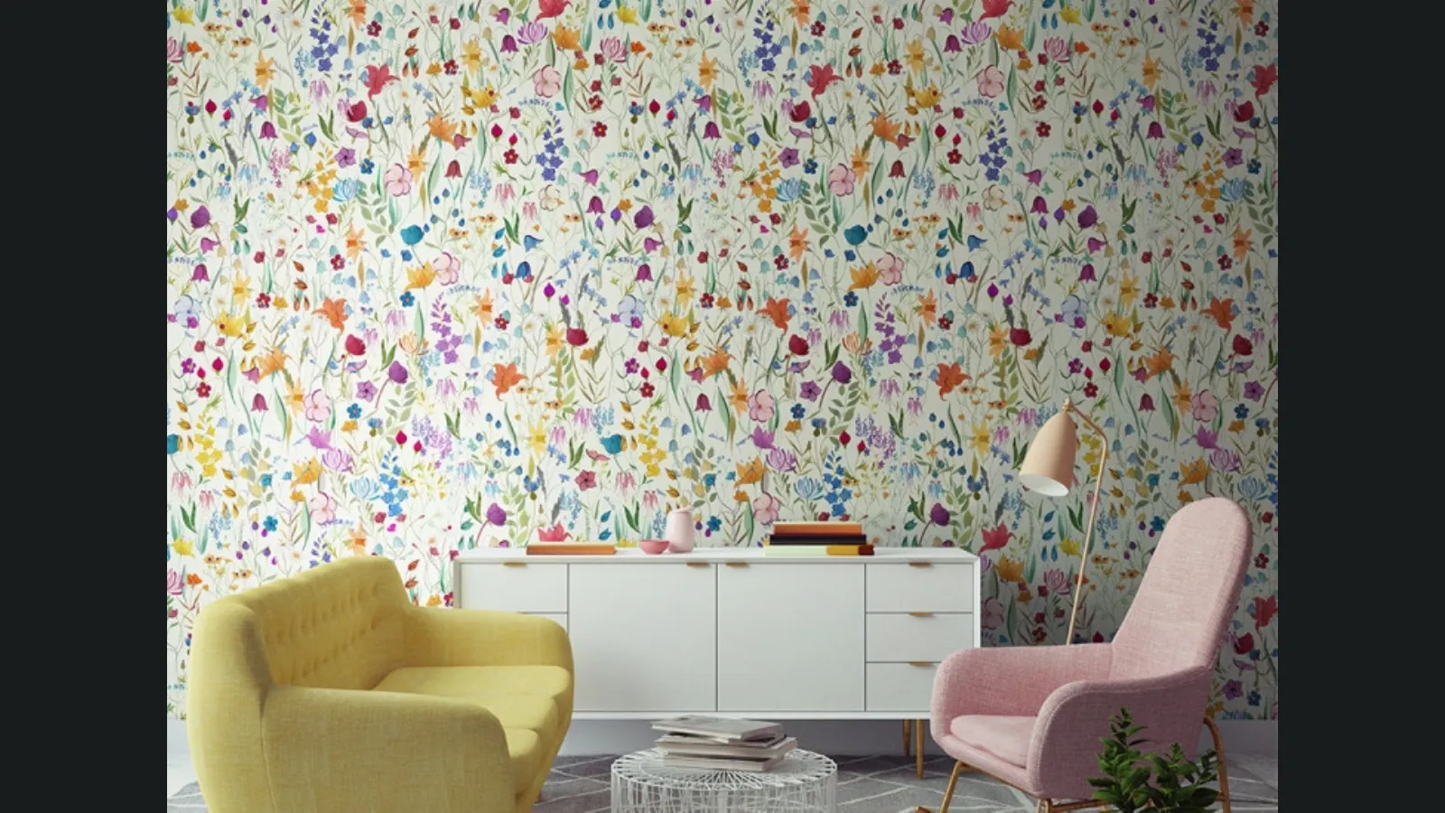 Carta da parati Campo Fiorito di Larsen