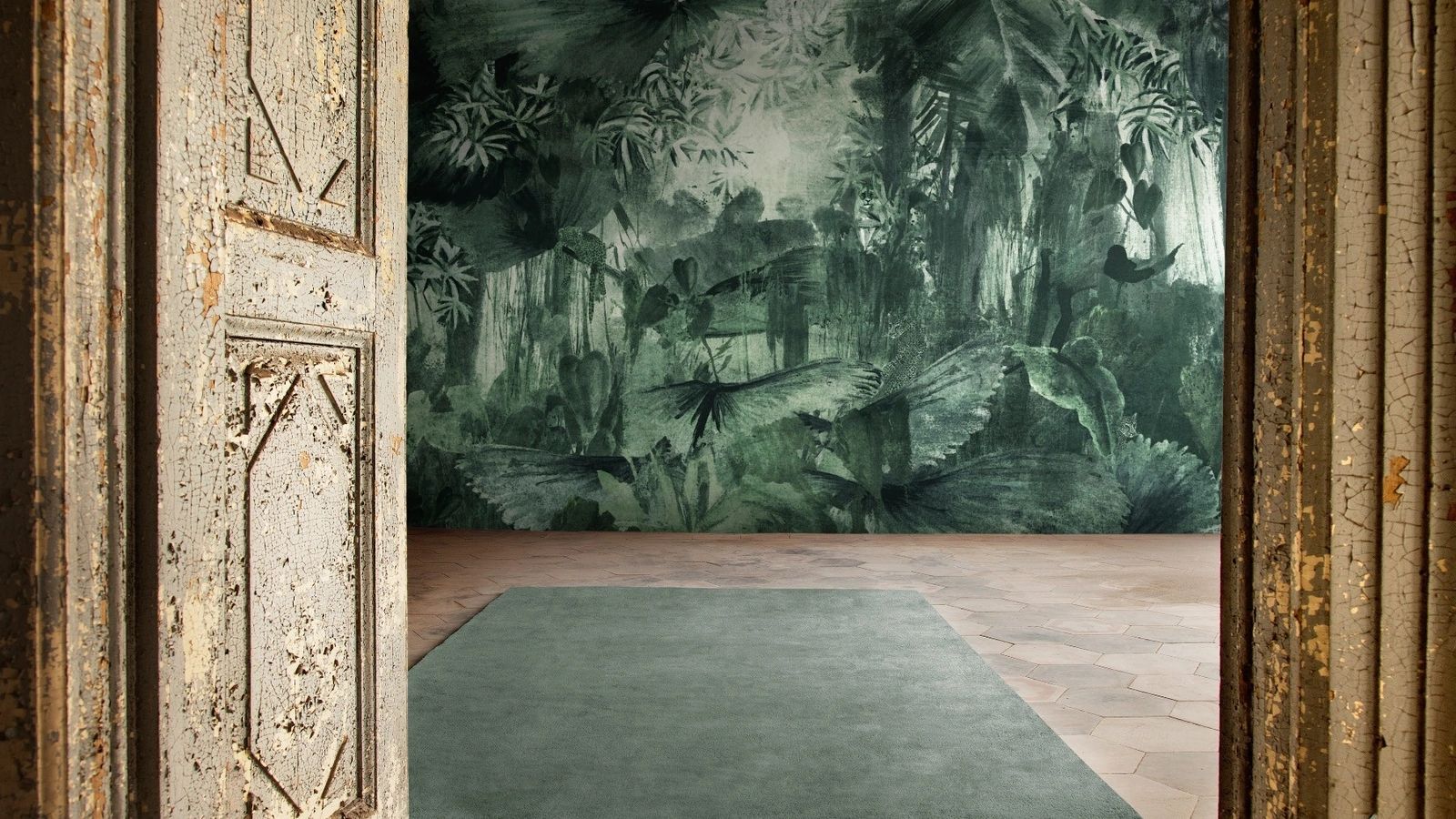 Carta da parati Salonga Wallpaper di Christian Fischbacher