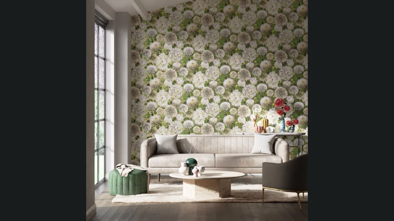 Carta da parati Dahlia di Larsen