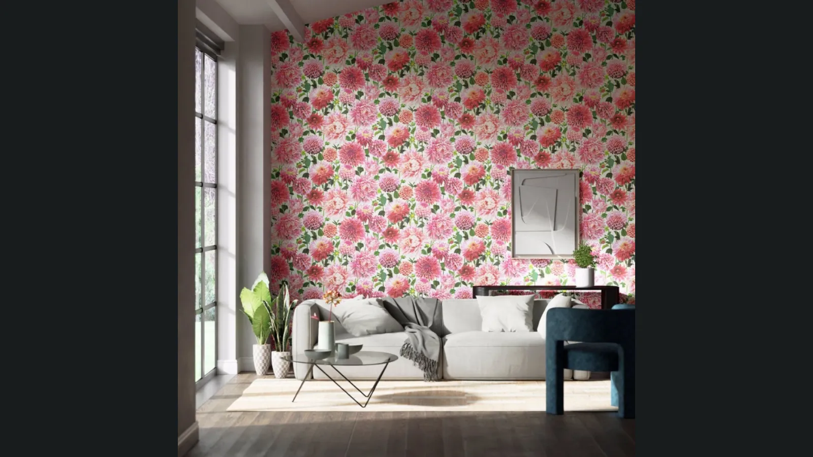 Carta da parati Dahlia di Larsen