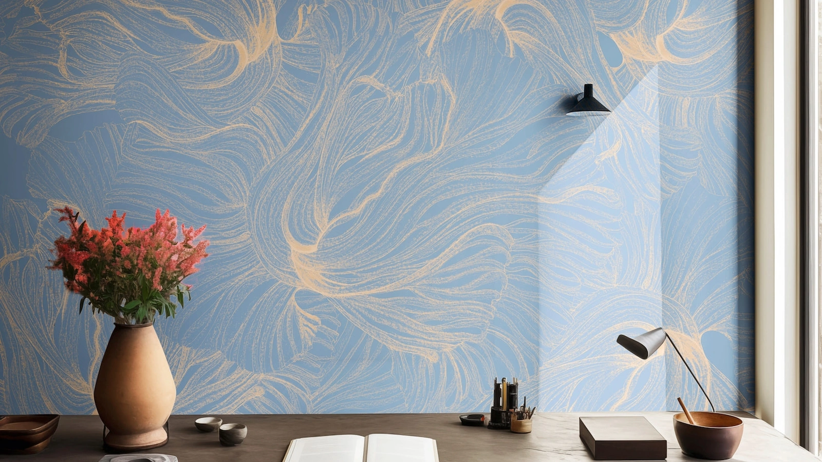 Carta da parati Dancing Together di Spaghetti Wall