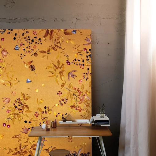 Carta da parati Dorato Wallpaper di Christian Fischbacher