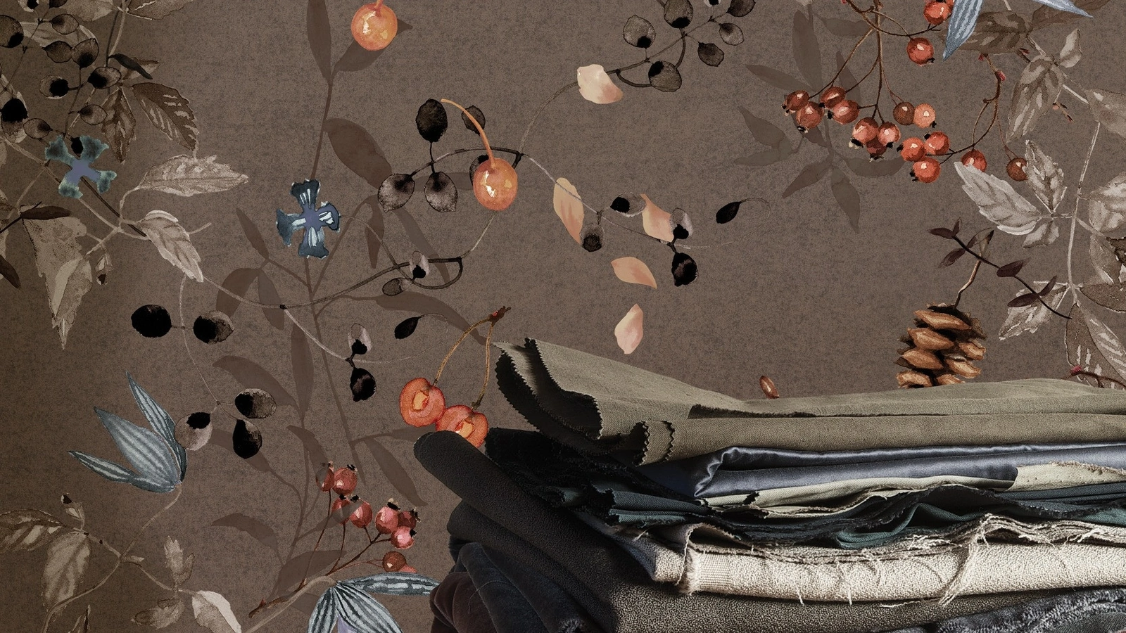 Carta da parati Dorato Wallpaper di Christian Fischbacher