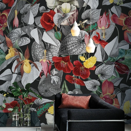 Carta da parati Gardenia Wallpaper di Christian Fischbacher