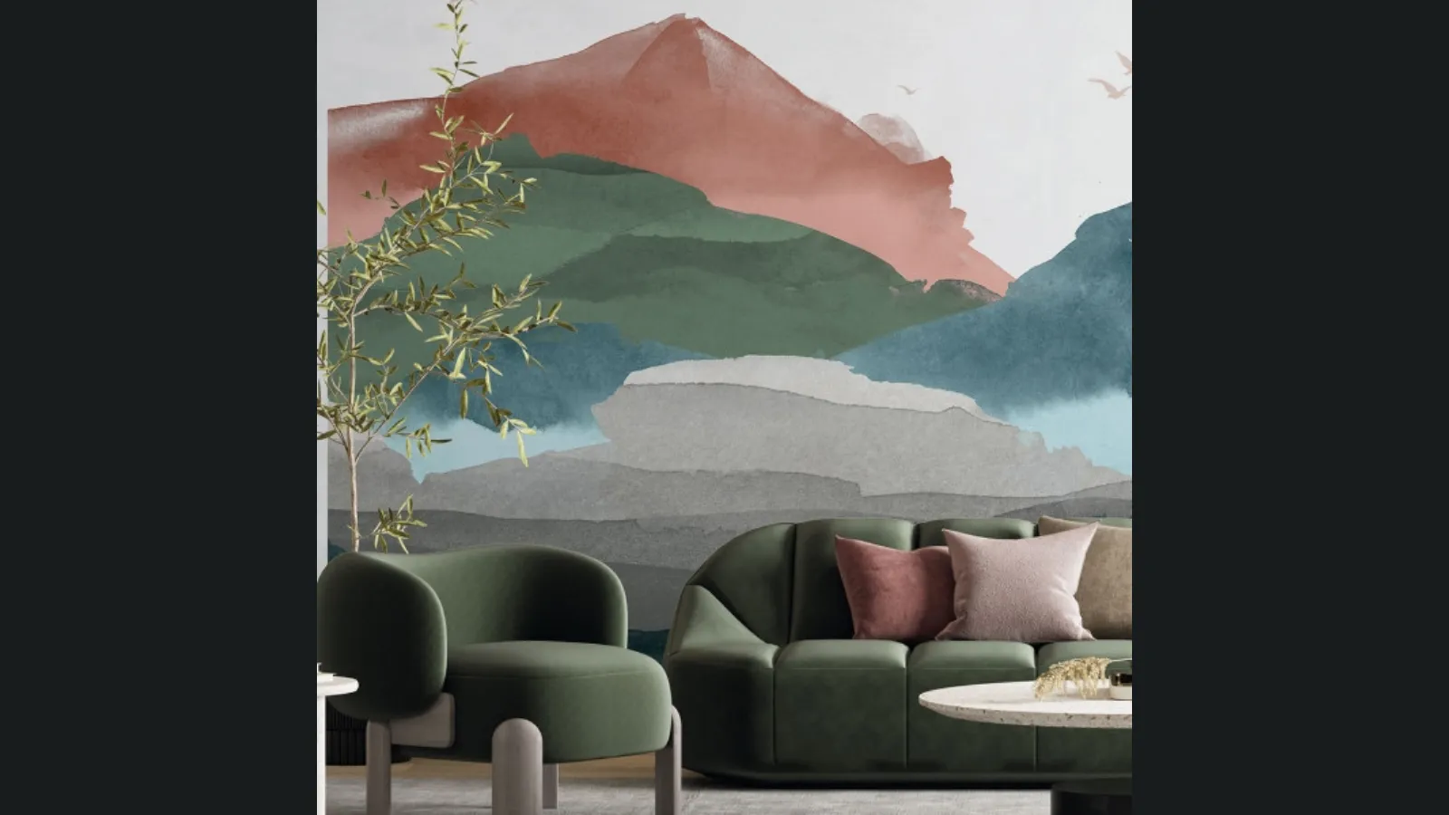 Carta da parati Hills di Larsen