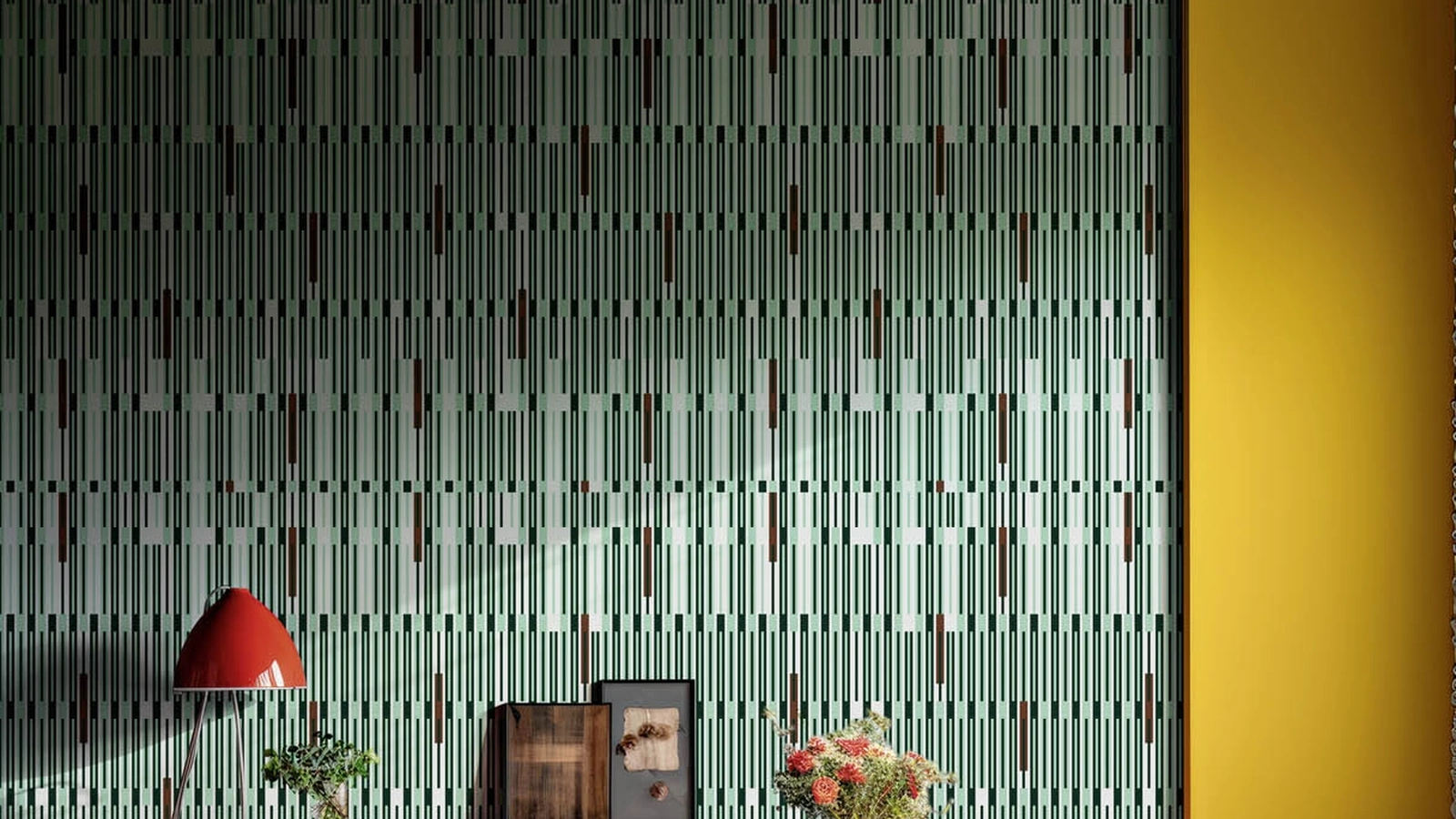 Carta da parati Linear di Spaghetti Wall