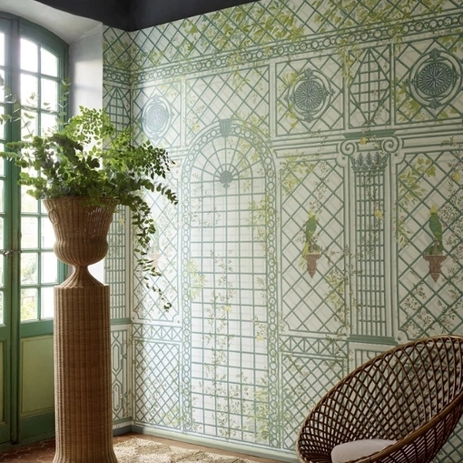 Carta da parati L'Orangerie di Manuel Canovas