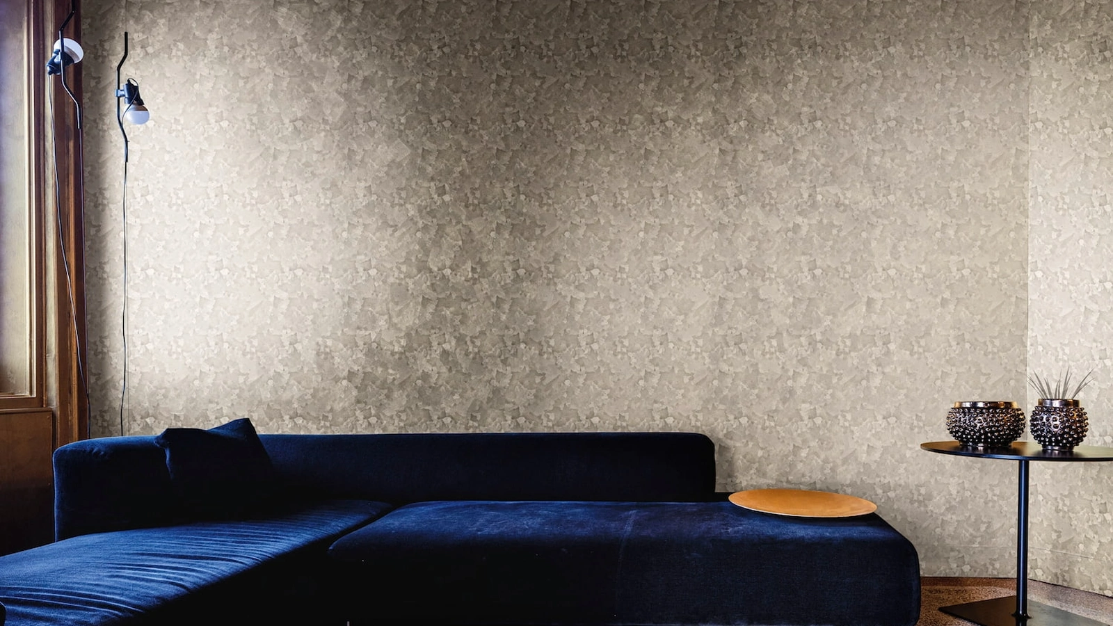 Carta da parati Metal Zinc di Spaghetti Wall