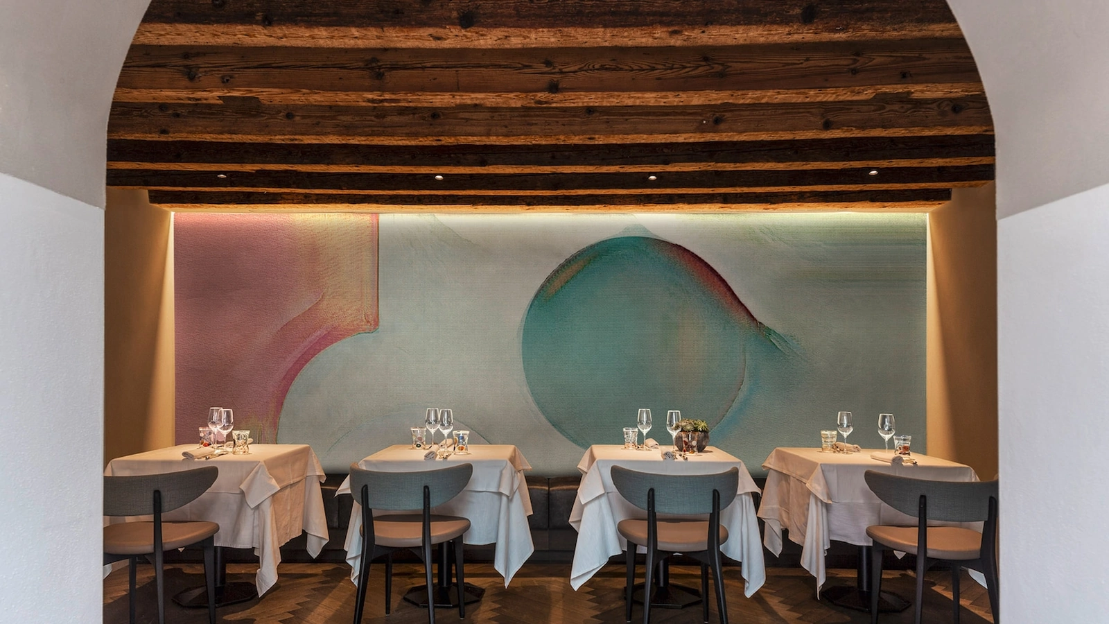 Carta da parati Mind the Gap di Spaghetti Wall