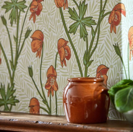 Carta da parati Monkshood di Larsen