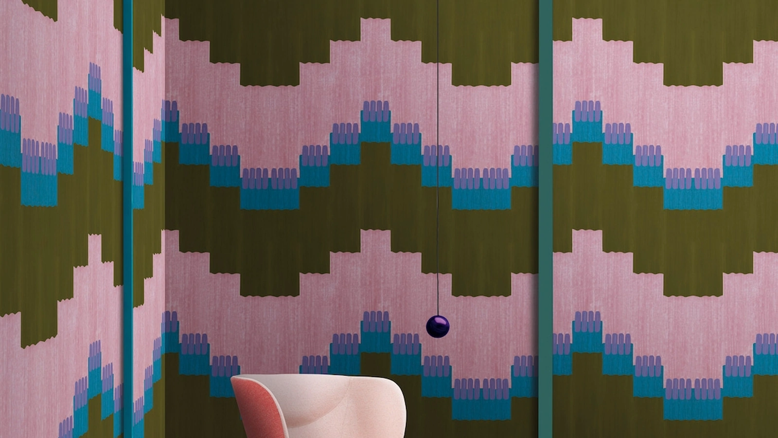 Carta da parati Motus di Spaghetti Wall