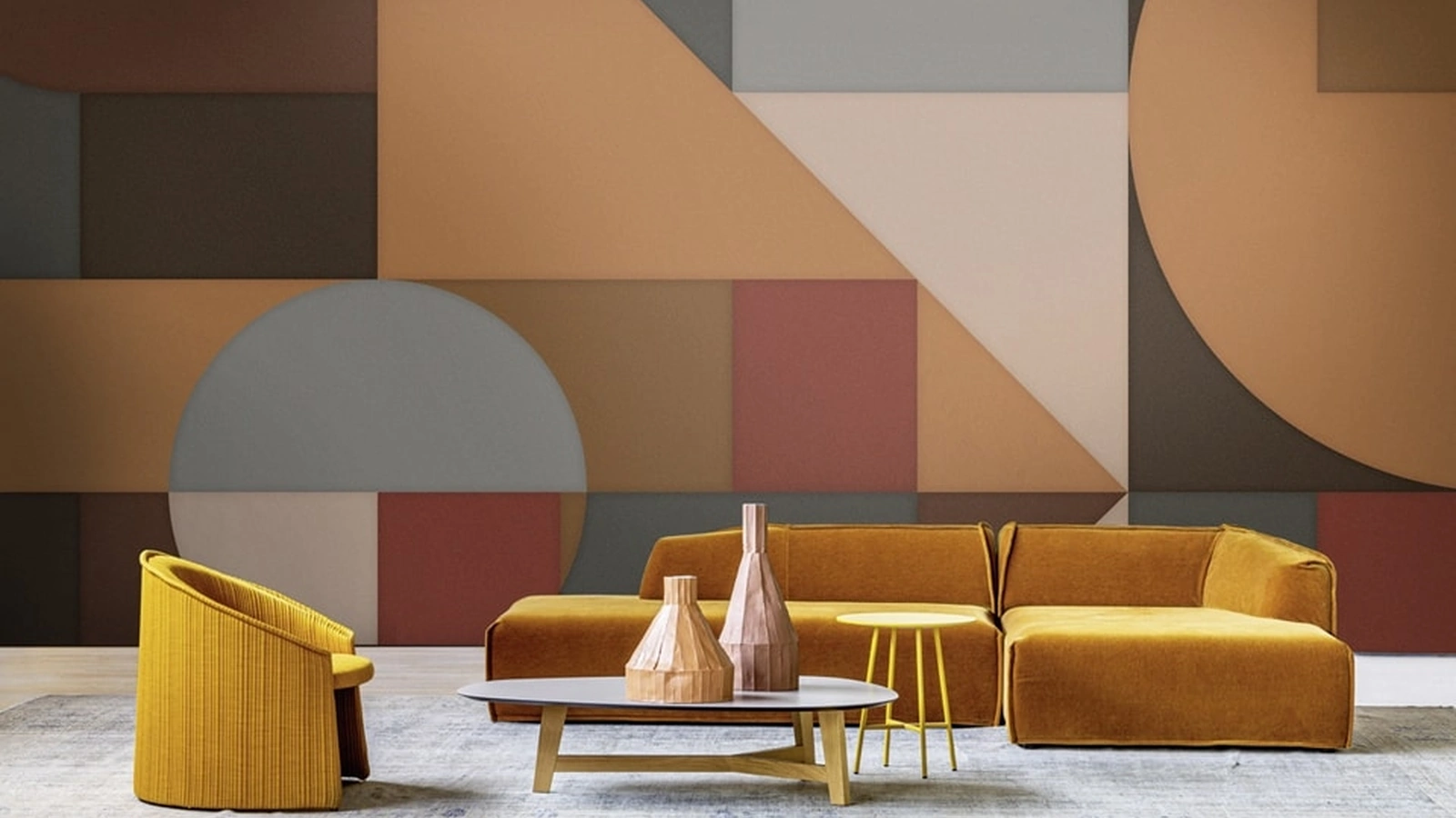 Carta da parati R1 Flat di Spaghetti Wall