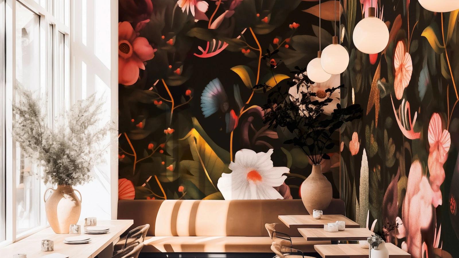 Carta da parati Secret Garden di Spaghetti Wall