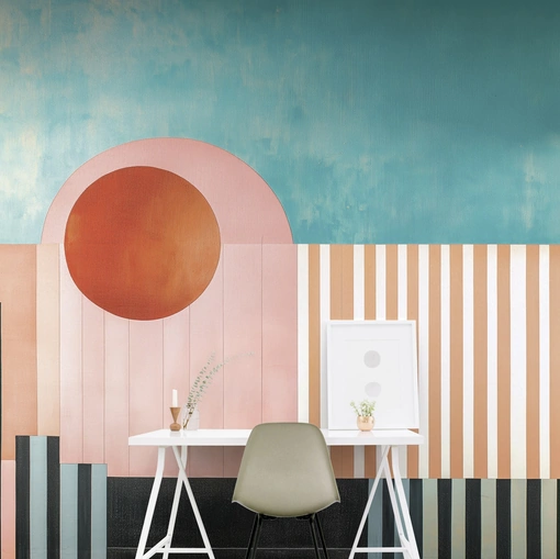 Carta da parati Skyline di Spaghetti Wall