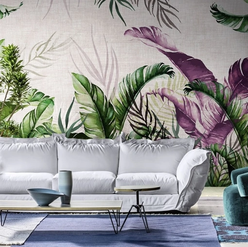 Carta da parati Caesar Forest di Spaghetti Wall