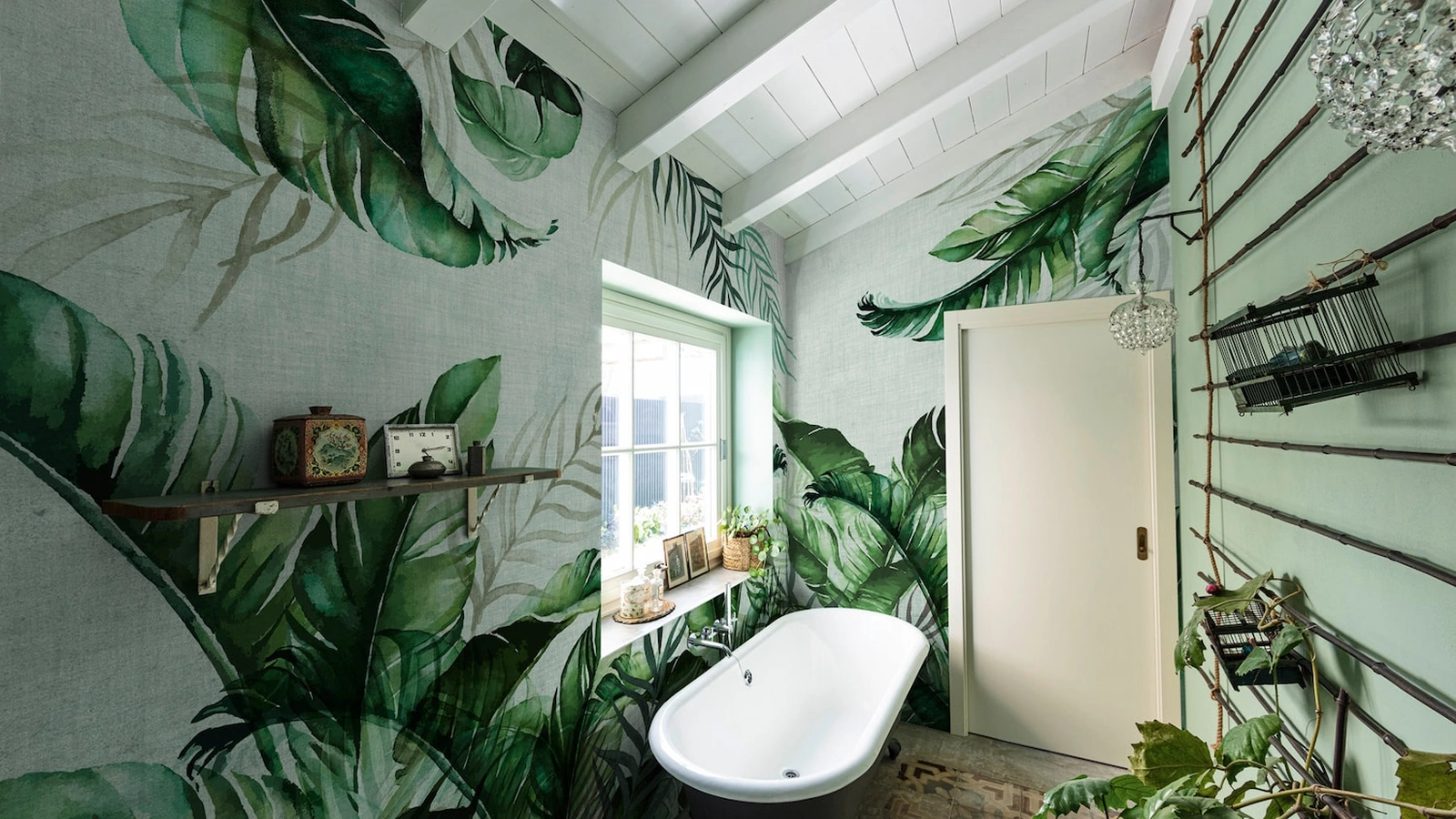 Carta da parati Caesar Forest di Spaghetti Wall