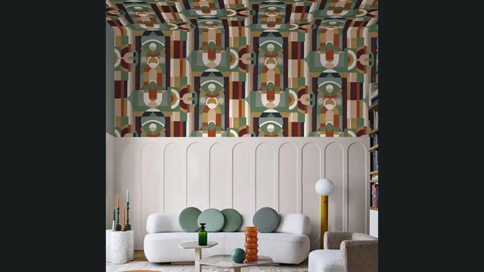 Carta da parati Vitrail di Larsen