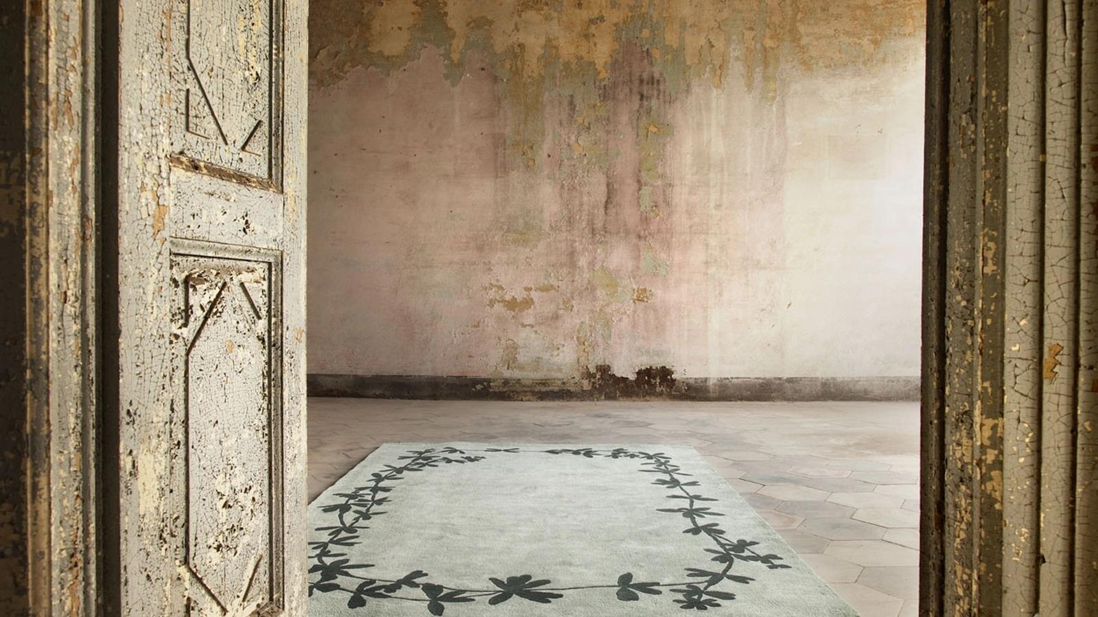 Tappeto rettangolare Aureola di Christian Fischbacher