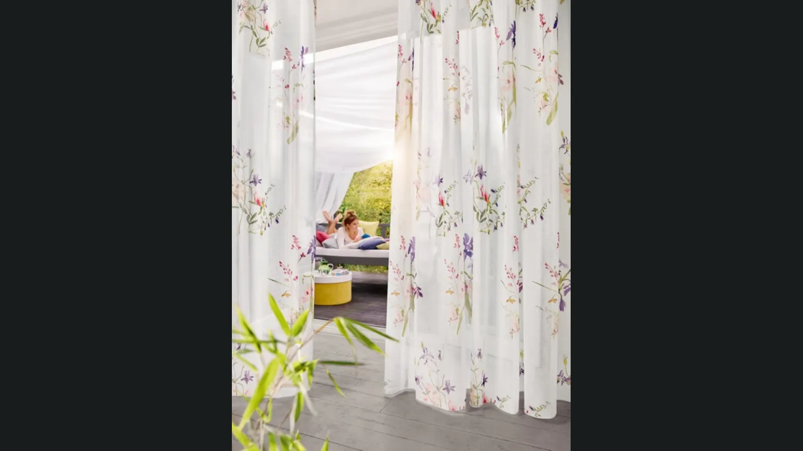 Tenda moderna con fiori delicati Blumenwiese di Ado