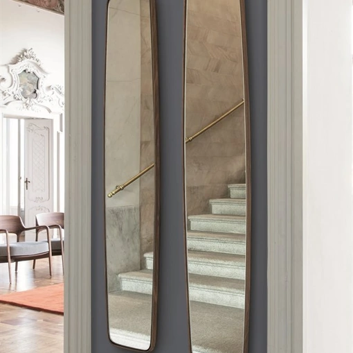 Specchiera con cornice in legno massello Botero di Porada