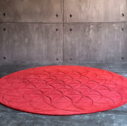 Tappeto rotondo Caleido di Christian Fischbacher