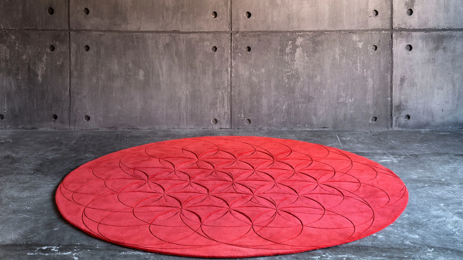 Tappeto rotondo Caleido di Christian Fischbacher