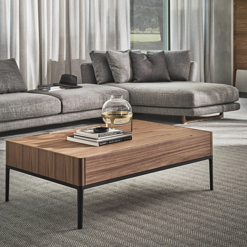 Tavolino Chiba in noce canaletto di Porada