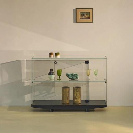 Contenitore Vetrina Collector in cristallo di Glas Italia