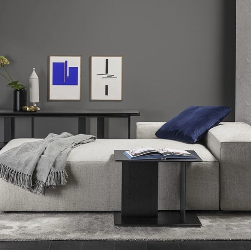 Tavolino laccato opaco Cube di Vibieffe