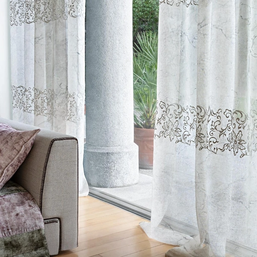 Tenda Dune con ricamo Due Righe di Mastro Raphael