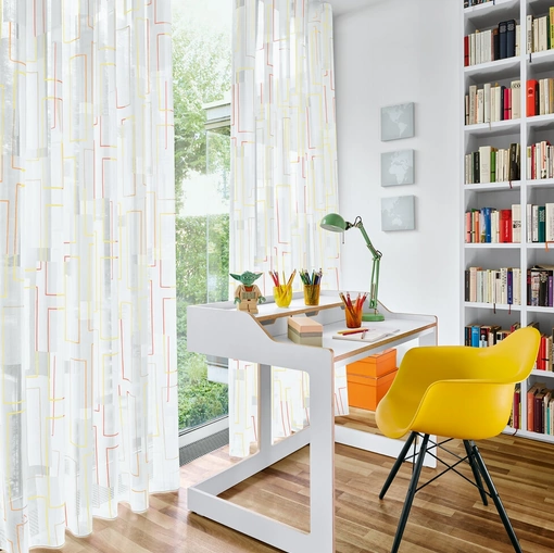 Tenda Faro con rettangoli e linee colorate che si sovrappongono di Ado