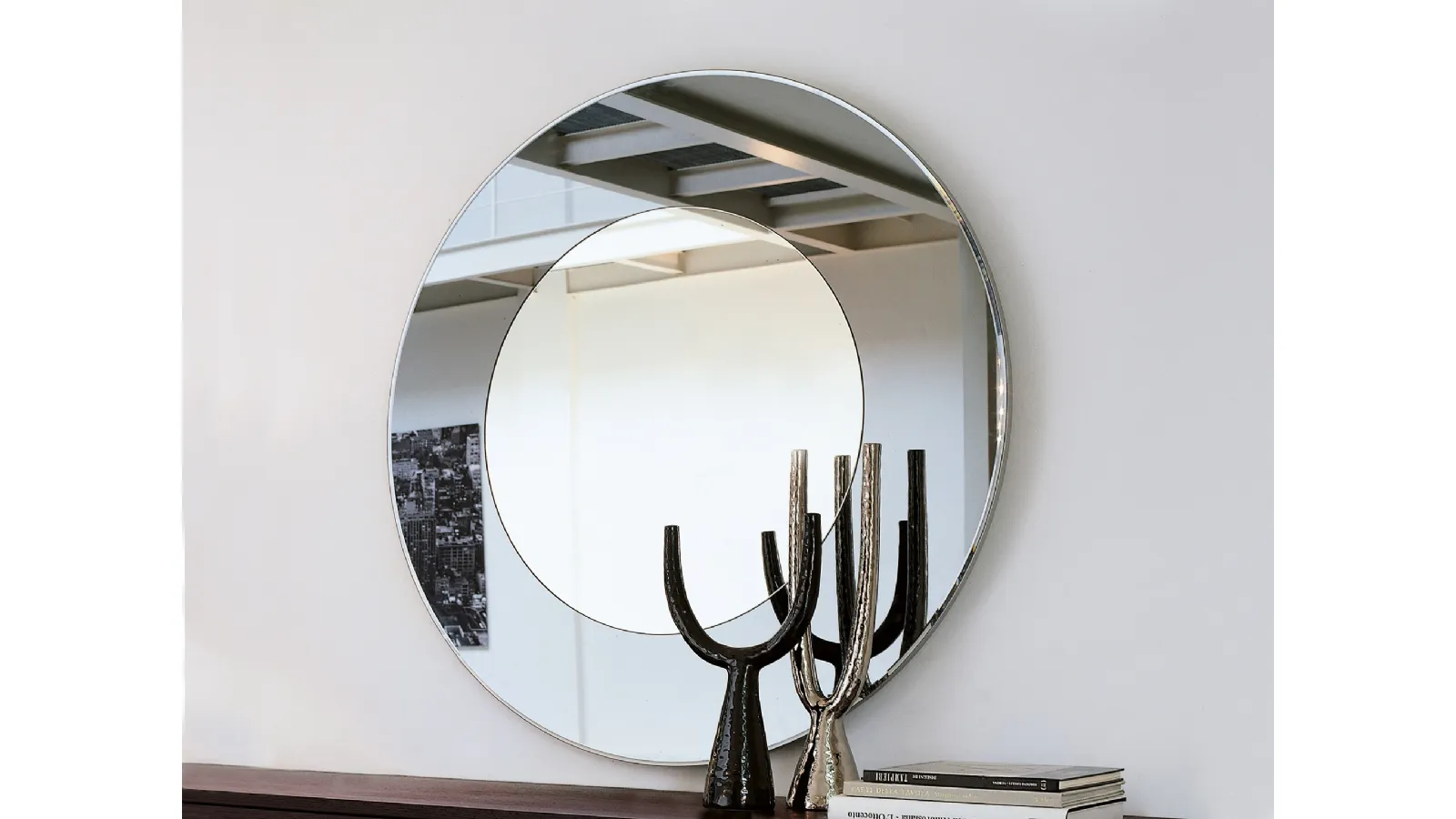 Specchio tondo Four Seasons di Porada