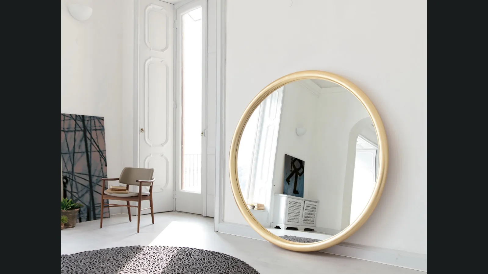 Specchio tondo Giove di Porada