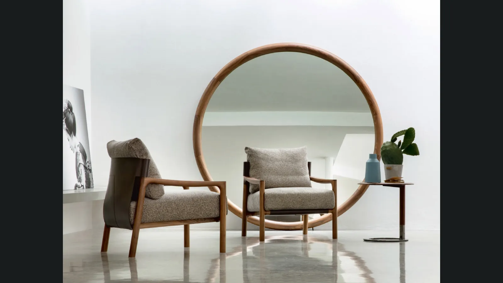 Specchio tondo Giove di Porada