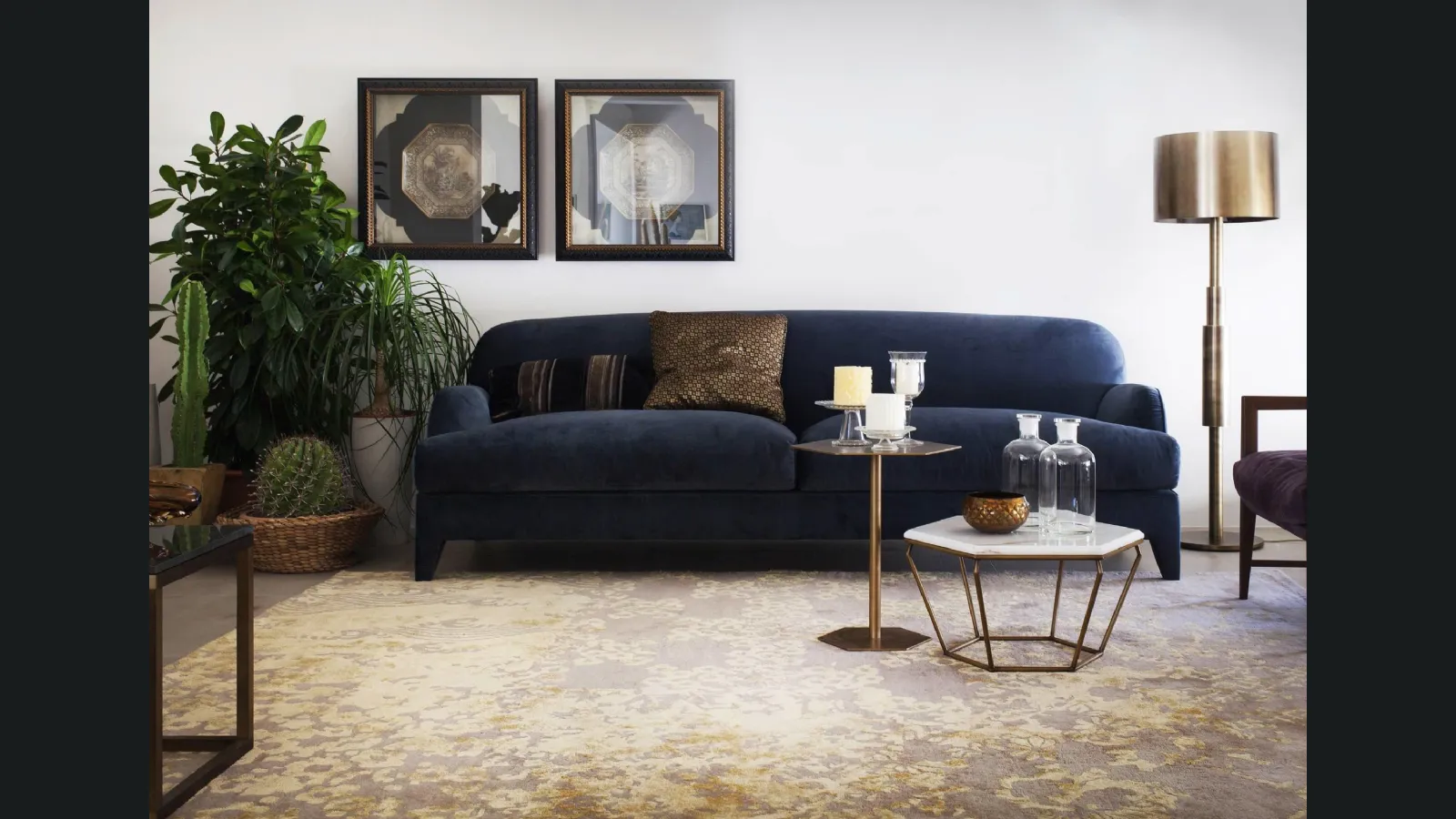 Tappeto Icon Lily Gold di Sirecom