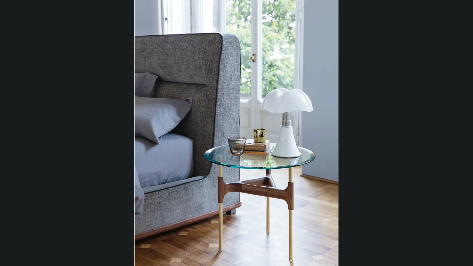 Tavolino Joint Glass di Porada