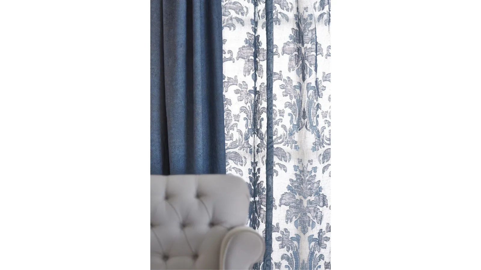 Tenda Lothian con disegno damasco di Mastro Raphael