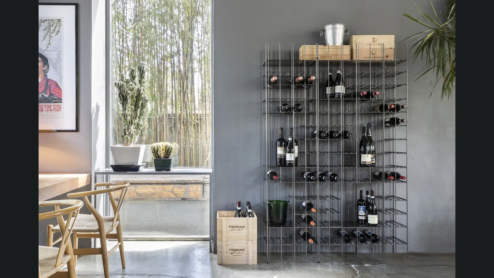 Portabottiglie Metrica Wine di Mogg