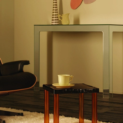 Tavolino Nesting in vetro di Murano di Glas Italia