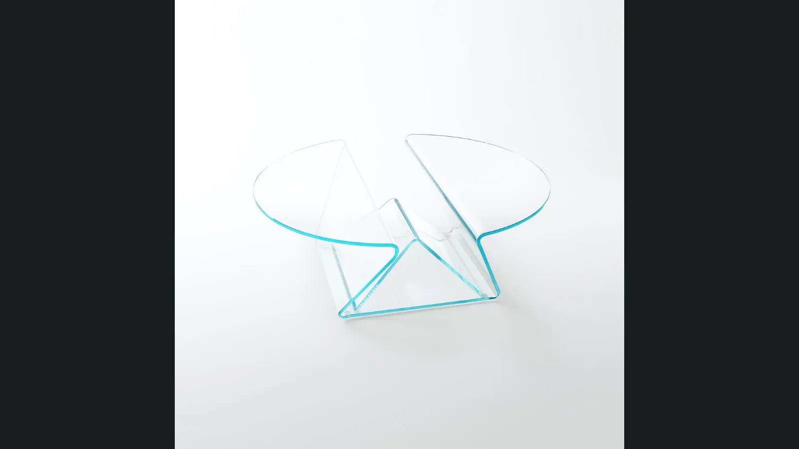 Tavolino Plissé di Glas Italia