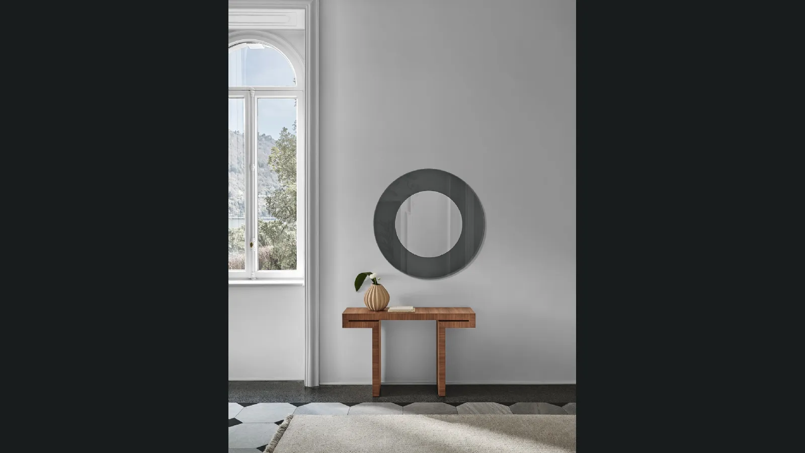 Specchio rotondo Forvanity di Porada