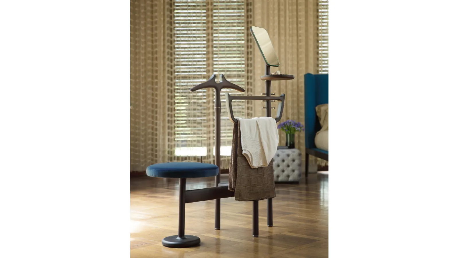 Appendiabiti in legno massello Sam di Porada